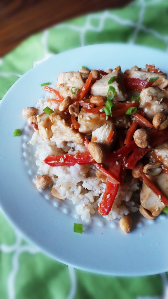 Thai Chicken Peanut Stir-fry