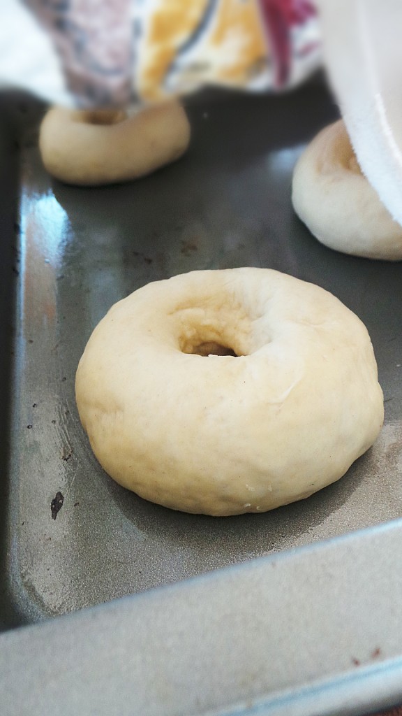 always makes sure dough sits under a damp towel or oiled plastic wrap, throughout the entire process!