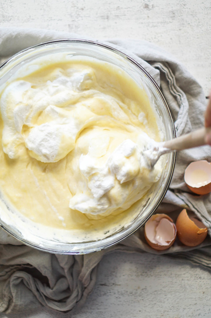 Orange Chiffon Cake with Orange Zest Icing 