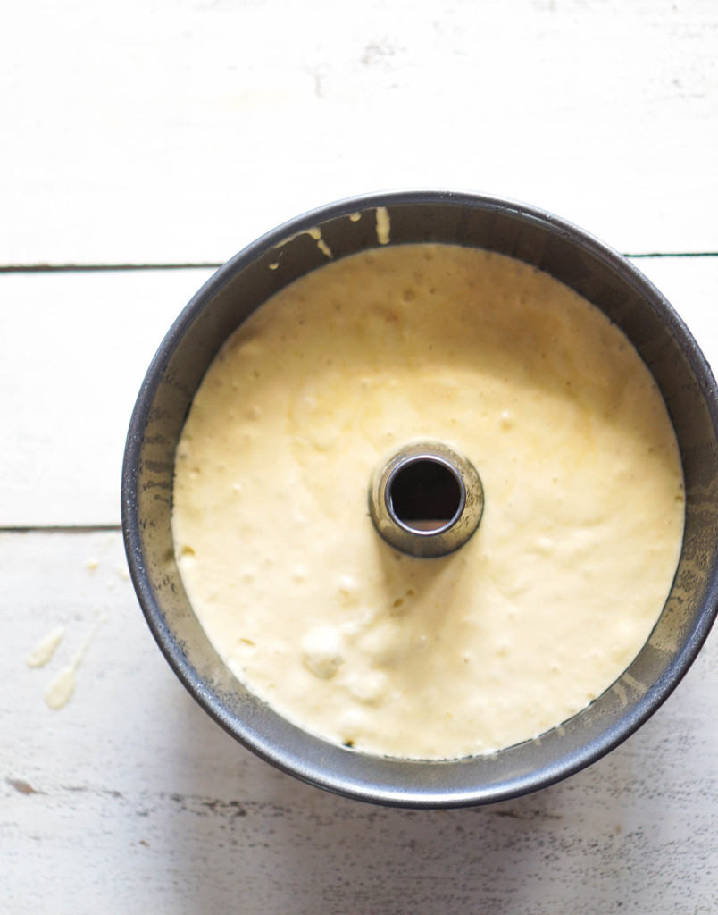 Orange Chiffon Cake with Orange Zest Icing 