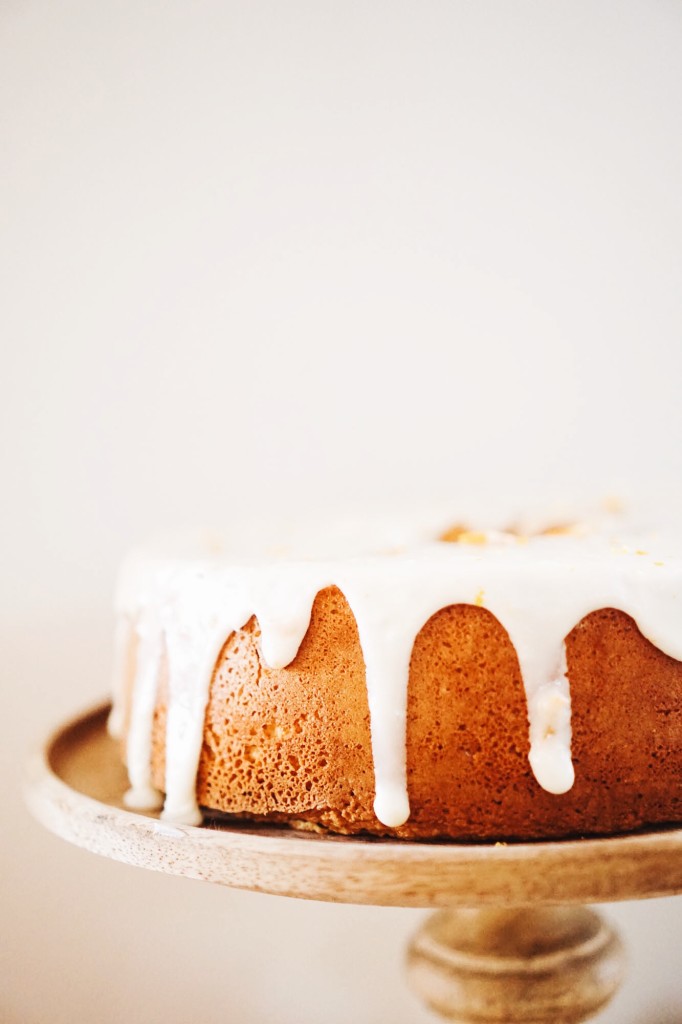 Orange Chiffon Cake with Orange Zest Icing 