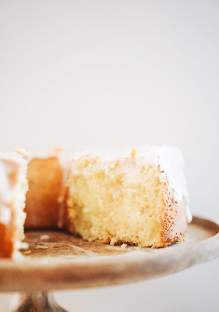 Orange Chiffon Cake with Orange Zest Icing 