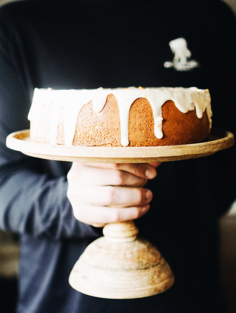 Orange Chiffon Cake with Orange Zest Icing