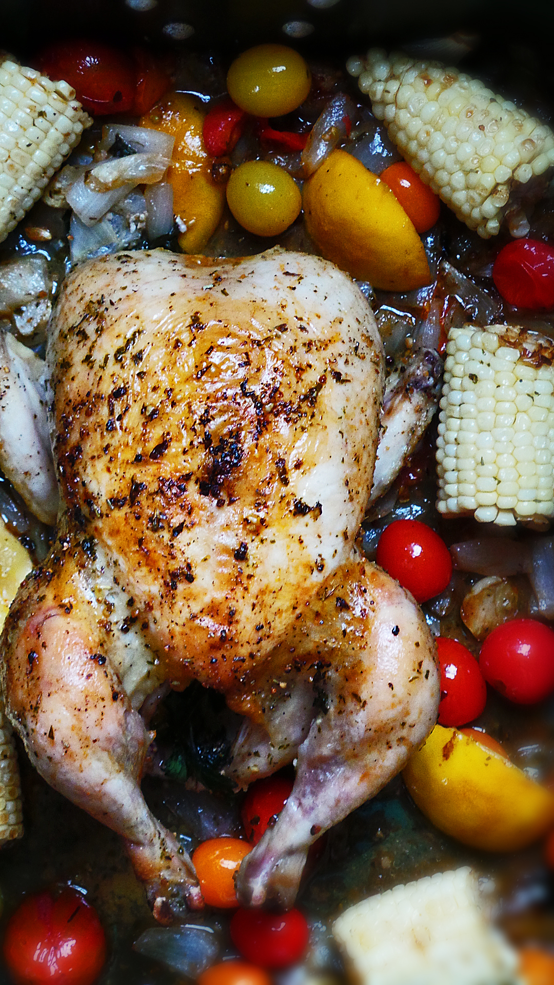 Whole Roast Summer Chicken