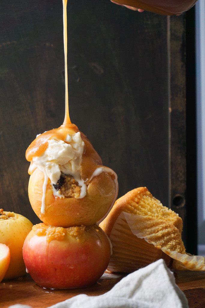 Cornbread & Cranberry Stuffed Apples