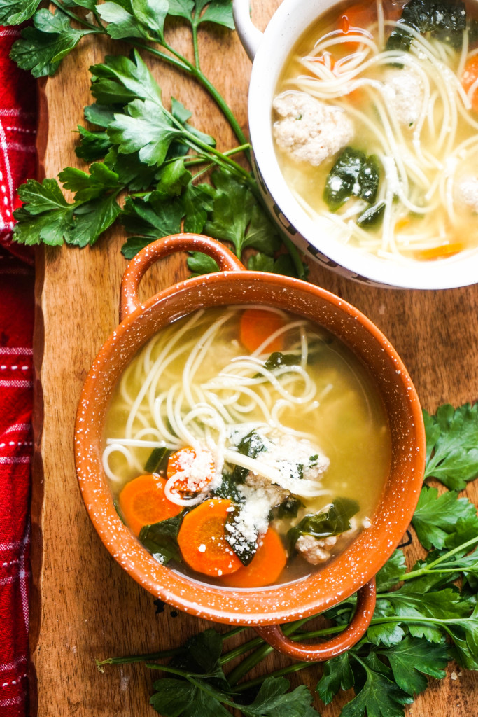 Feel-Good Turkey Meatball Soup 