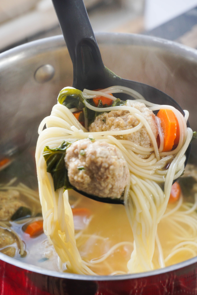 Feel-Good Turkey Meatball Soup 