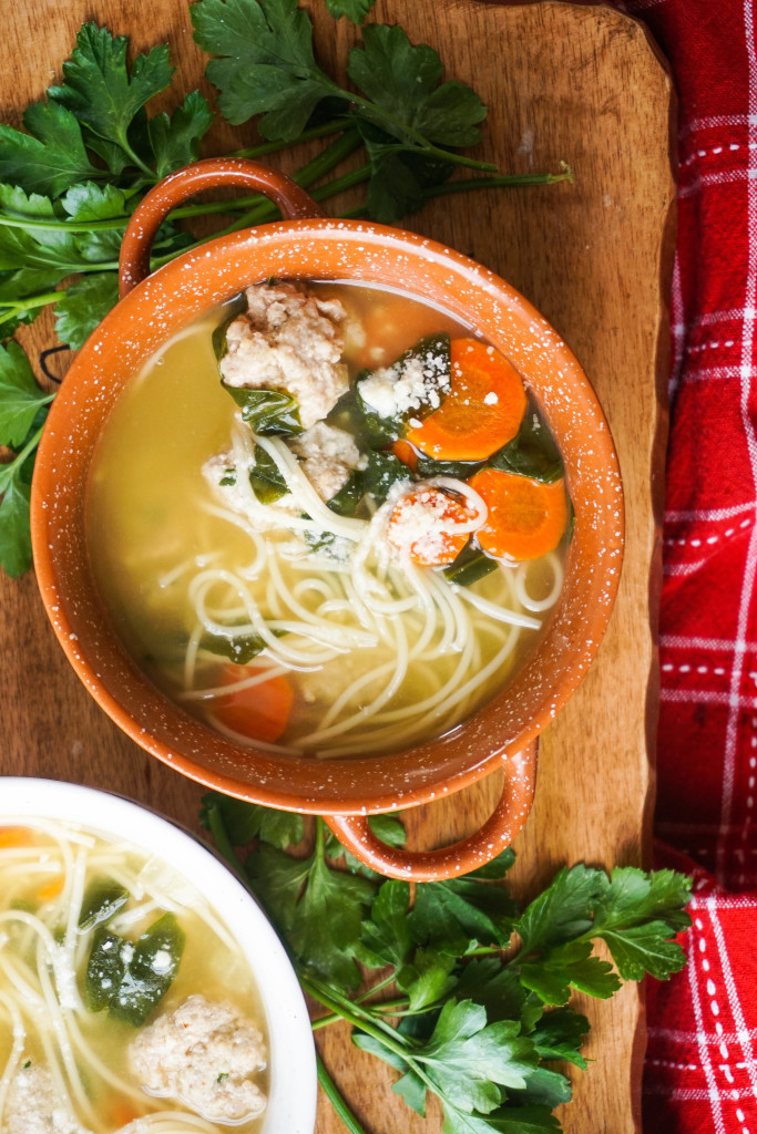 Feel-Good Turkey Meatball Soup 