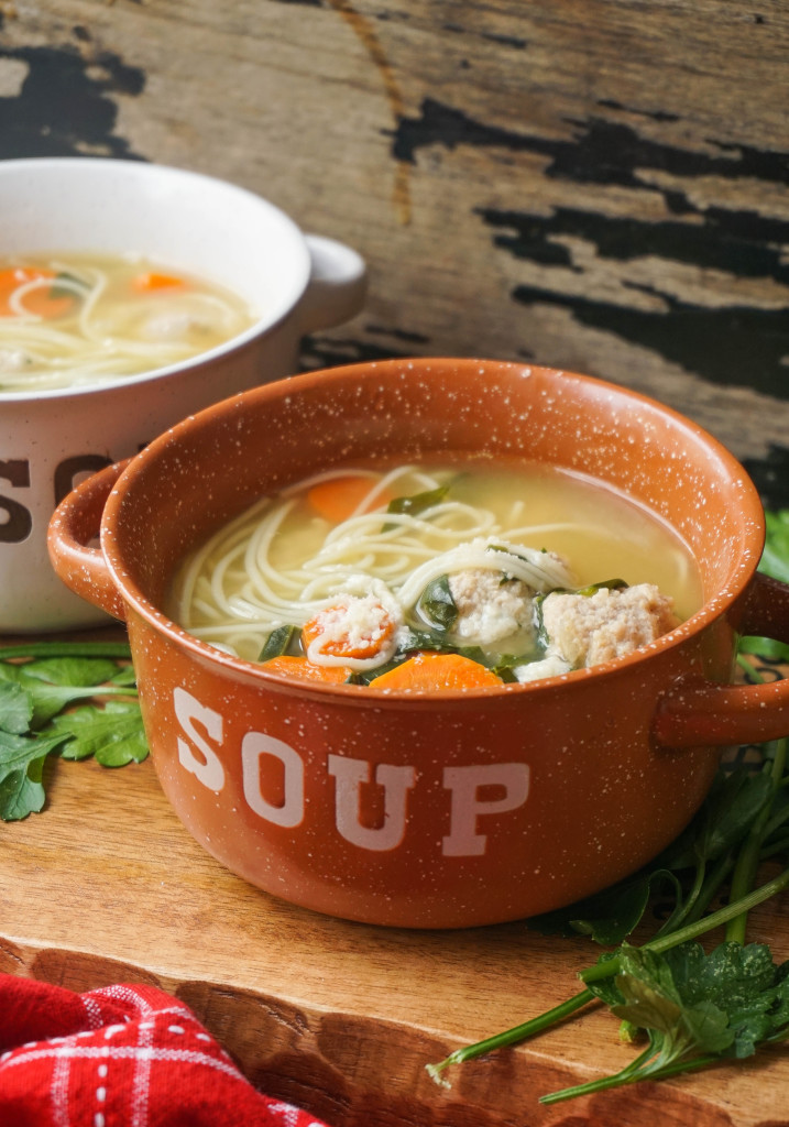 Feel-Good Turkey Meatball Soup 