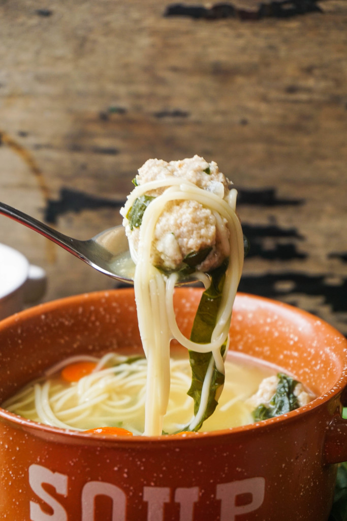 Feel-Good Turkey Meatball Soup 