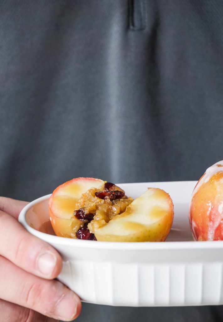 Cornbread & Cranberry Stuffed Apples