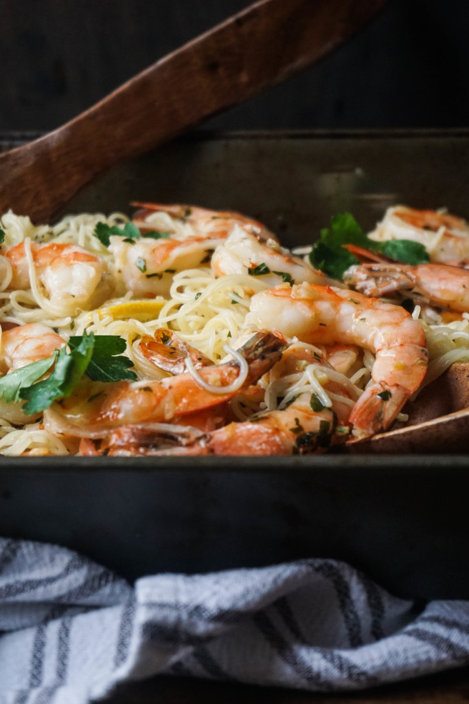 Roasted Shrimp Scampi (Two-in-One Recipes)