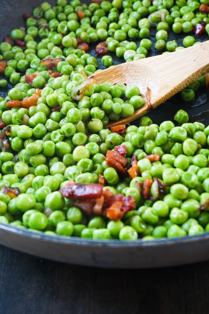 Pea & Pancetta Crostini