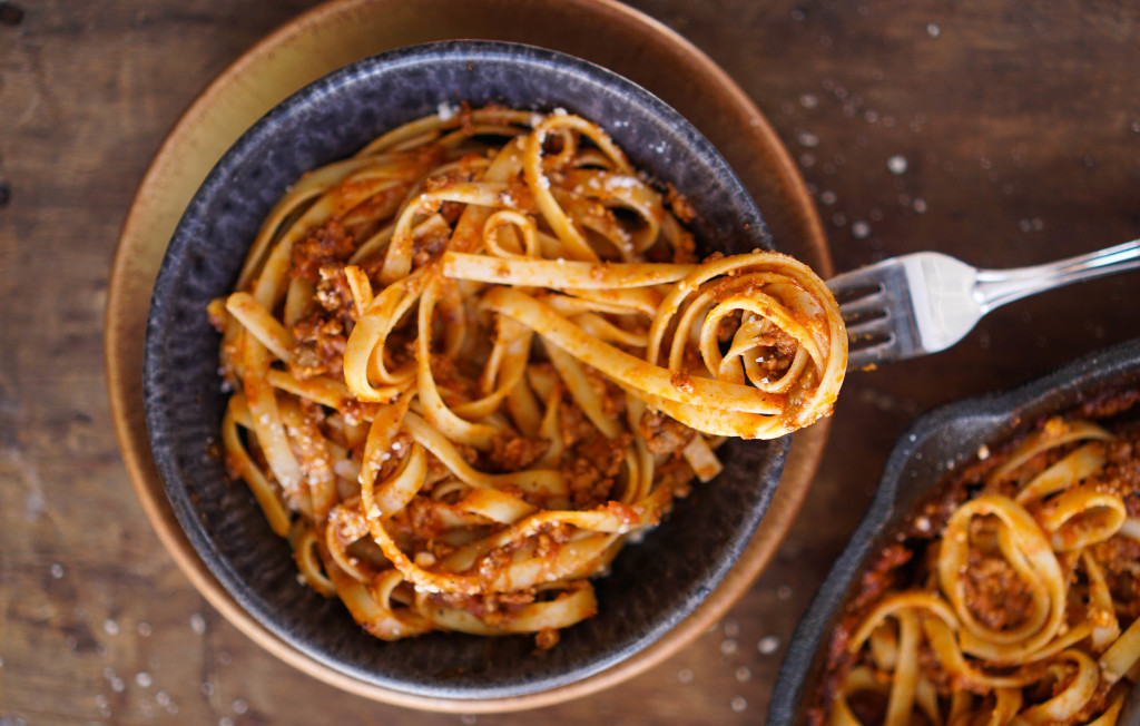 Fetuccine alla Bolognese