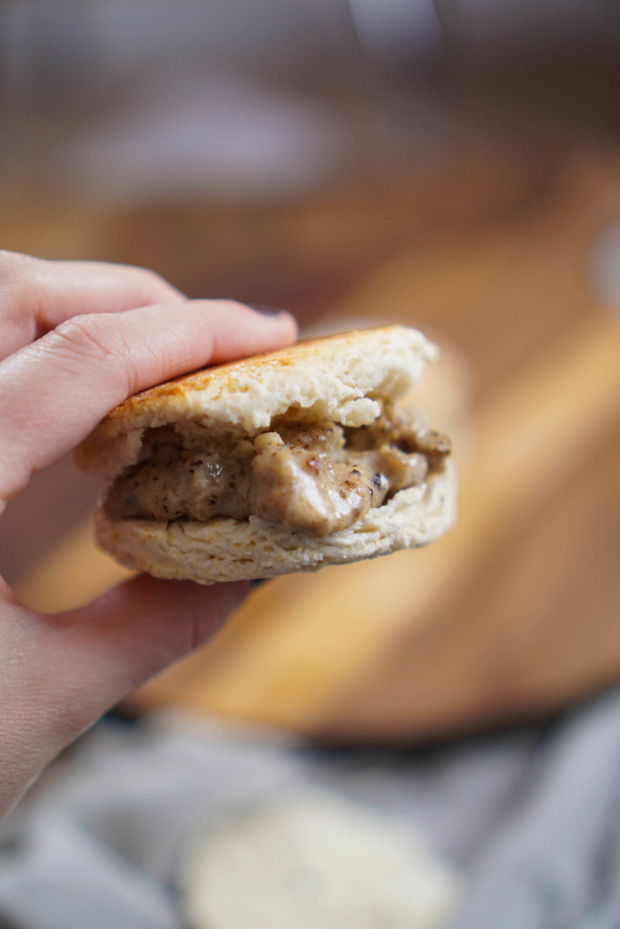 Snowman's Sausage Gravy & Biscuits 