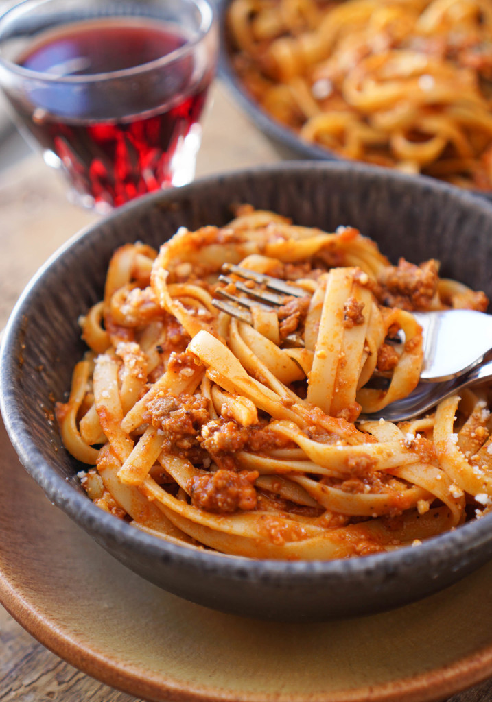 Fetuccine alla Bolognese