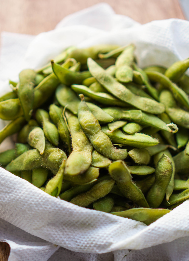 Blistered Edamame with Chili & Garlic