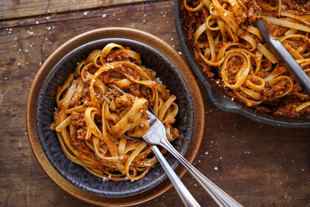 Fetuccine alla Bolognese