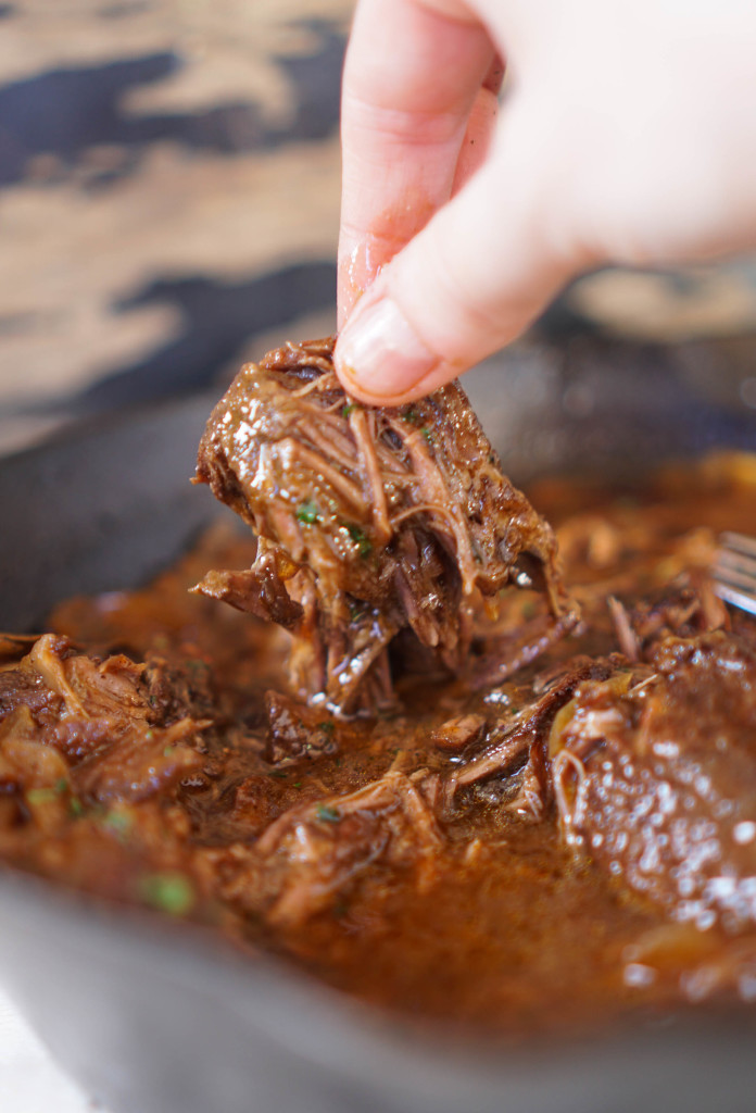 Cast Iron Skillet Braised Beef Short Ribs