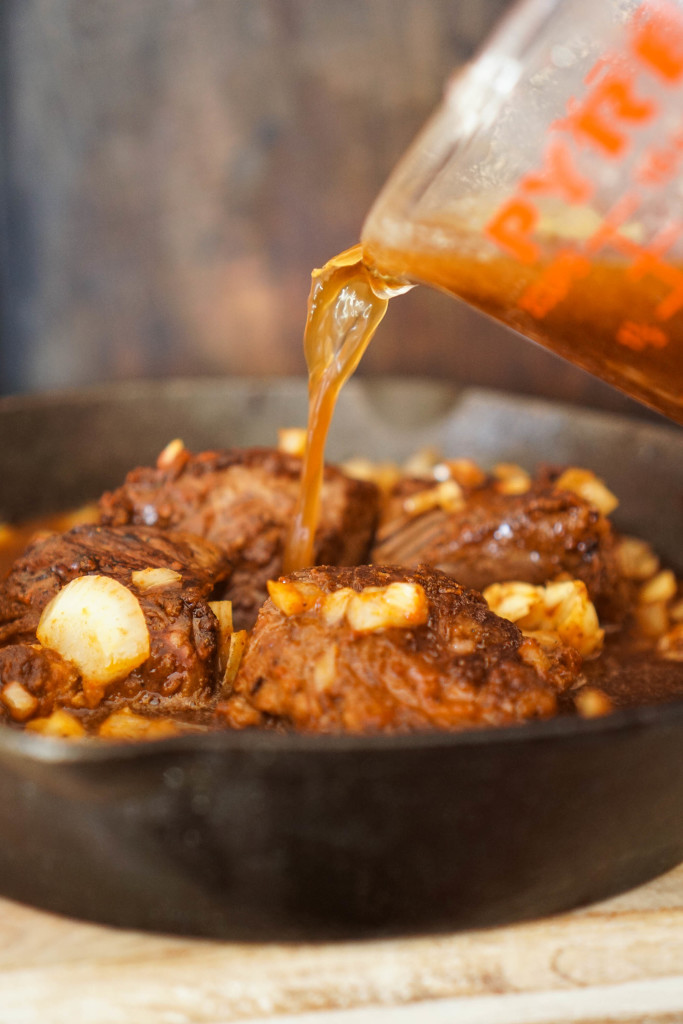 Cast Iron Skillet Braised Beef Short Ribs