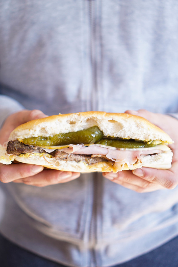 The Colorado Cuban Sandwich with Green Chilies