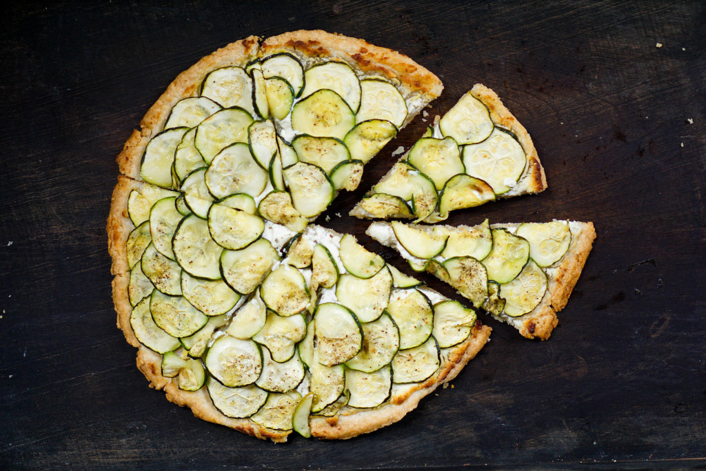 Goat Cheese & Zucchini Tart