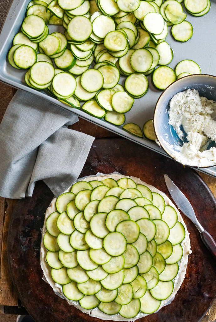 Goat Cheese & Zucchini Tart