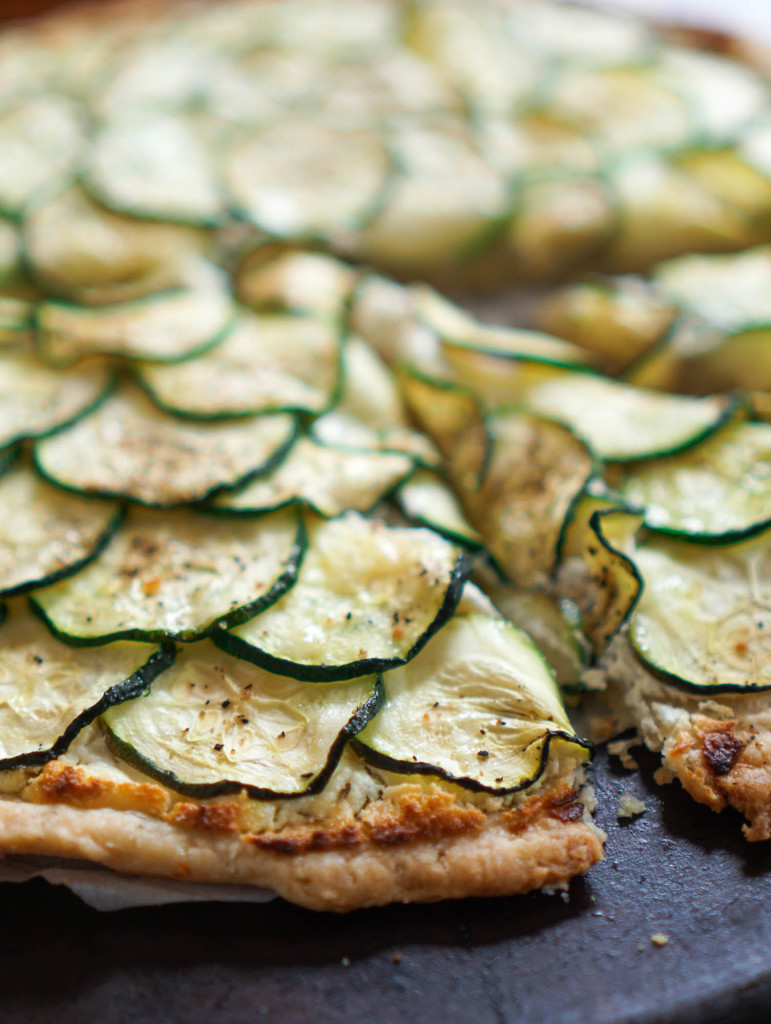 Goat Cheese & Zucchini Tart