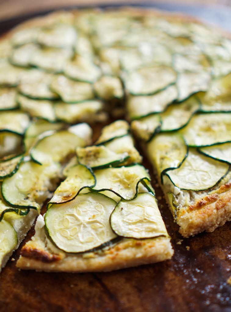 Goat Cheese & Zucchini Tart