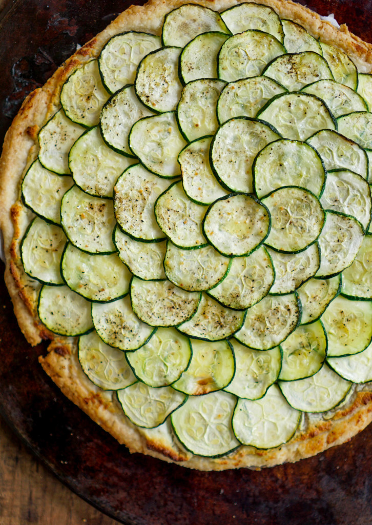 Goat Cheese & Zucchini Tart