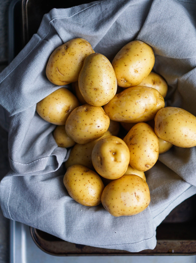 Dutch Oven Herbed Potatoes (No Peel, No Boil, No Bake!)