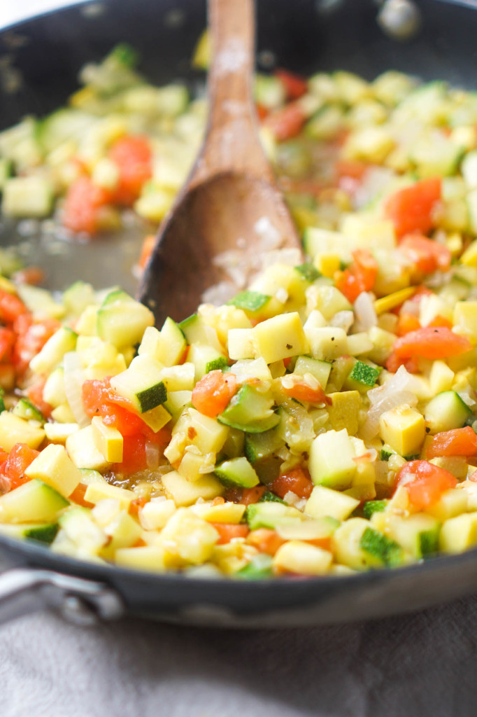 Cheesy Zucchini & Summer Squash Pasta Bake 