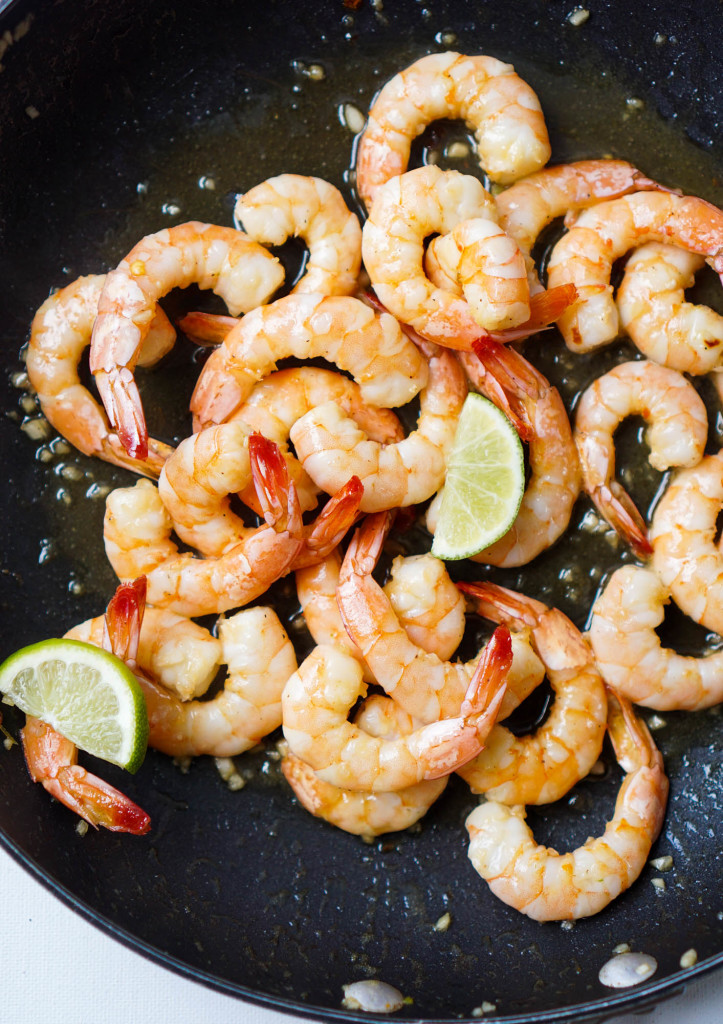 Caramelized Honey Lime & Garlic Shrimp