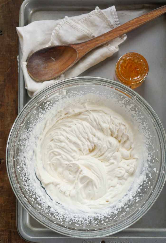 French Toast with Marmelade Whipped Cream