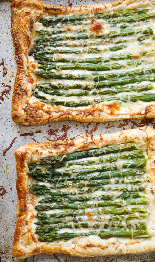 Pecorino Romano & Parmesan Asparagus Tart 