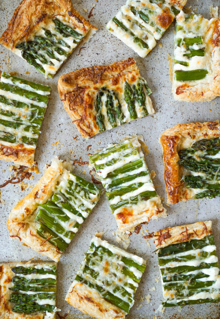 Pecorino Romano & Parmesan Asparagus Tart 