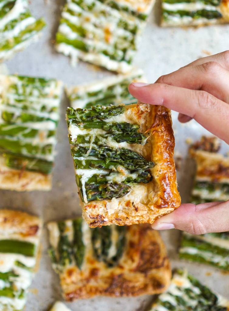 Pecorino Romano & Parmesan Asparagus Tart 