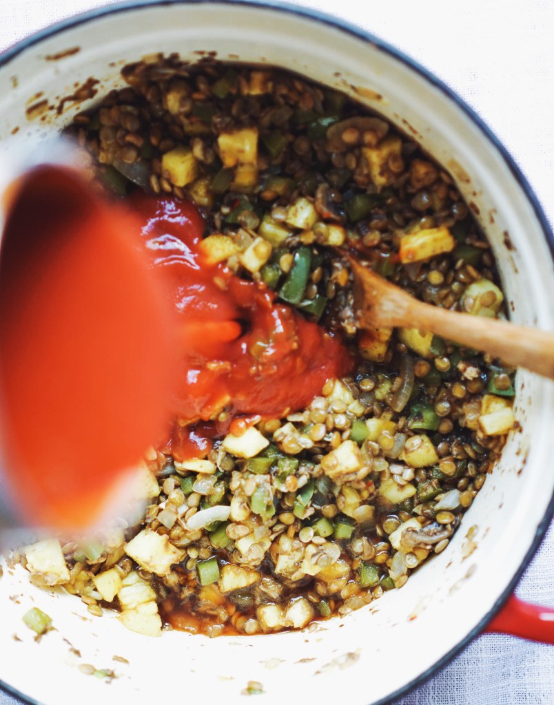 Hawaiian Vegan Sloppy Joes