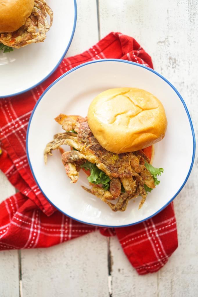 Crispy Soft Shell Crab Sandwich