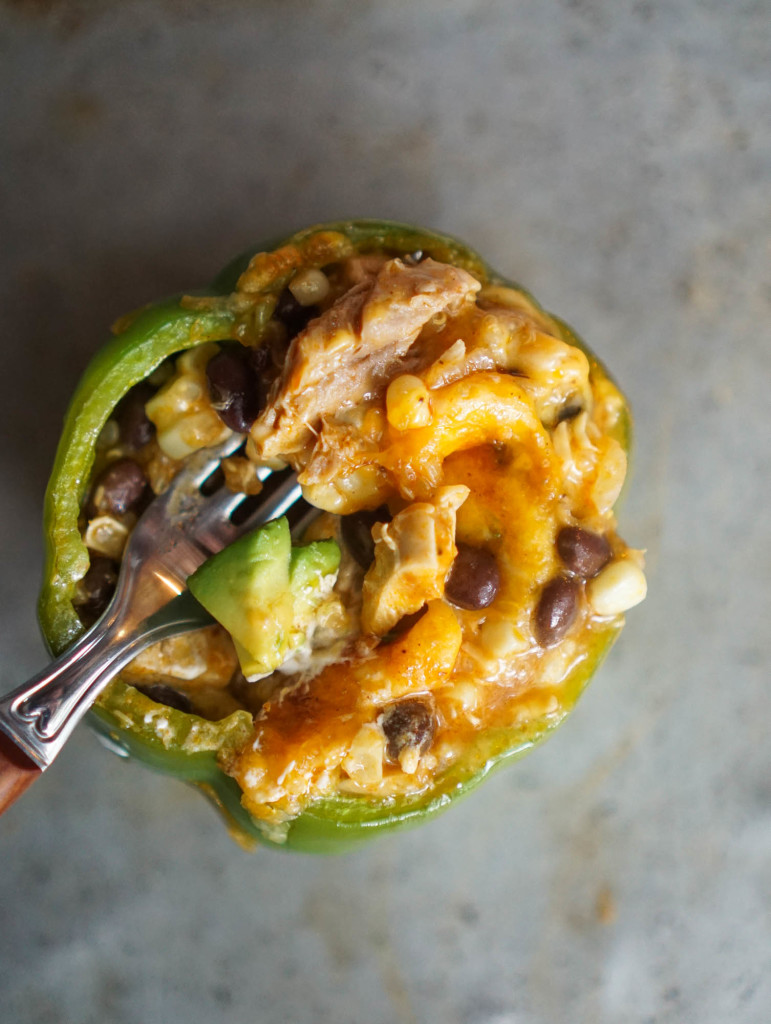 Chicken Fiesta Stuffed Peppers