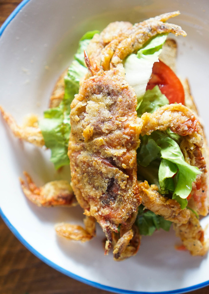 Crispy Soft Shell Crab Sandwich