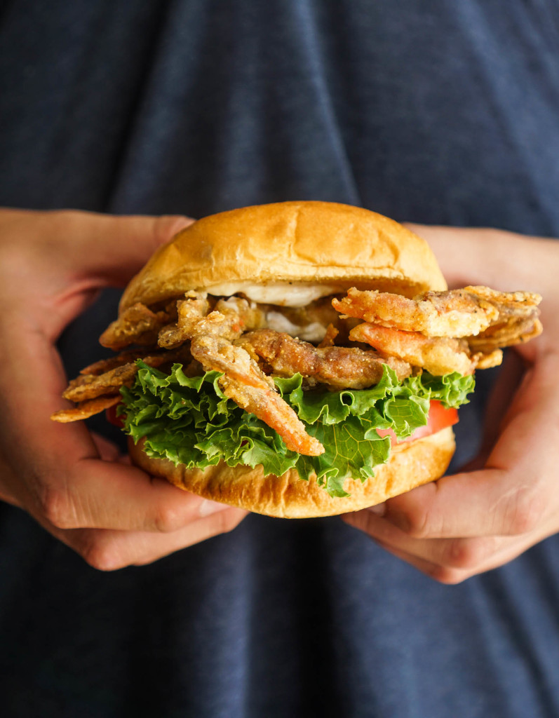 Crispy Soft Shell Crab Sandwich