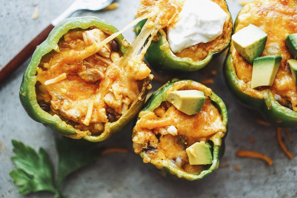 Chicken Fiesta Stuffed Peppers