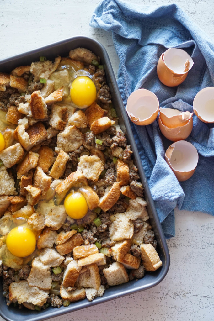 Maple Breakfast Stuffing with Sausage