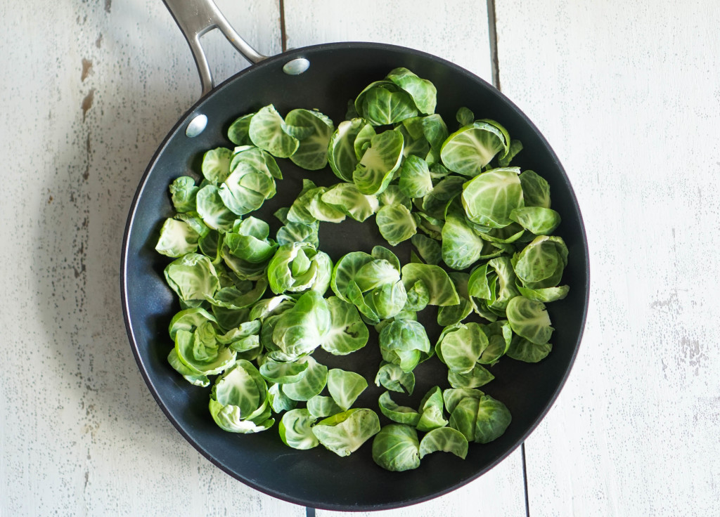 Roasted Brussels Sprouts with Pomegranate