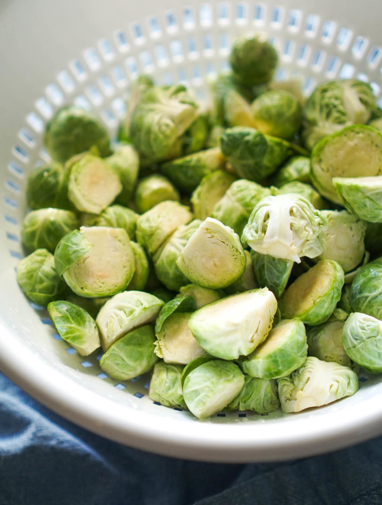 Roasted Brussels Sprouts with Pomegranate