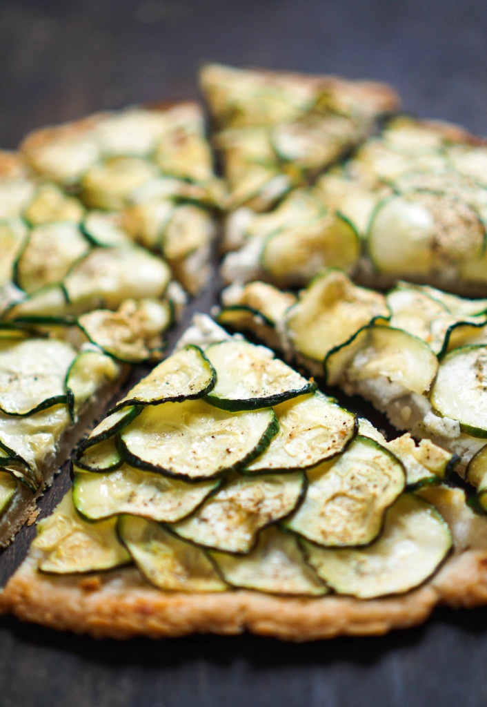 Goat Cheese Zucchini Tart