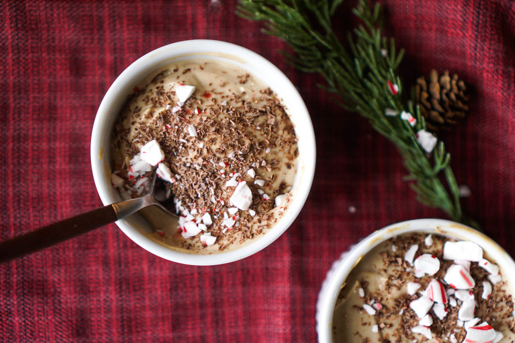 Ricotta Cappuccino Whip with Peppermint + Chocolate