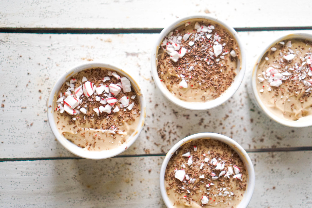 Ricotta Cappuccino Whip with Peppermint + Chocolate