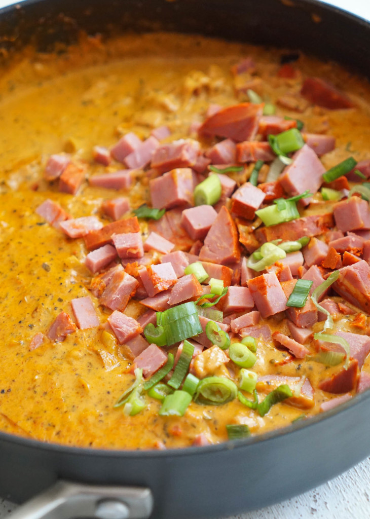 Shrimp & Grits with Spicy Capicola Gravy